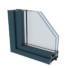 55 Series Tempered Glass Casement Window Profiles Aluminium Swing Window Frame Profile